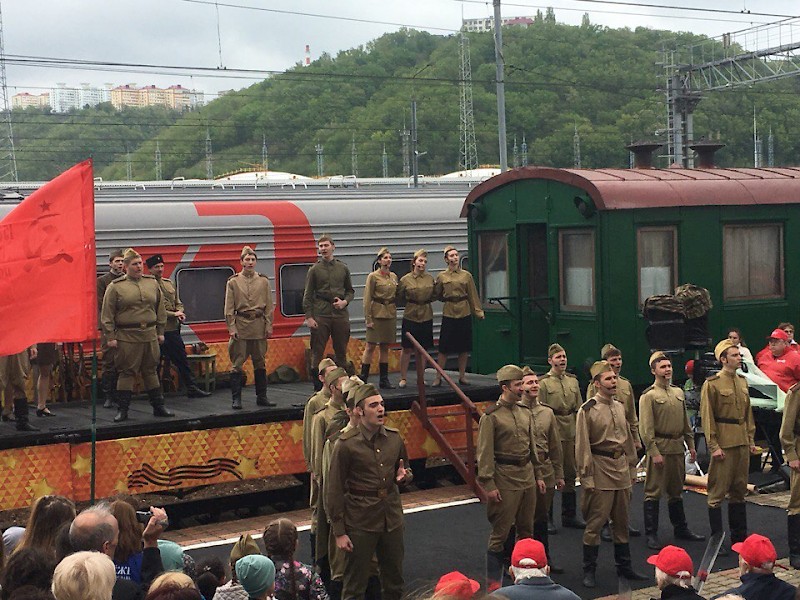 Ретропоезд прибудет в Туапсе в рамках акции «Эшелон Победы»