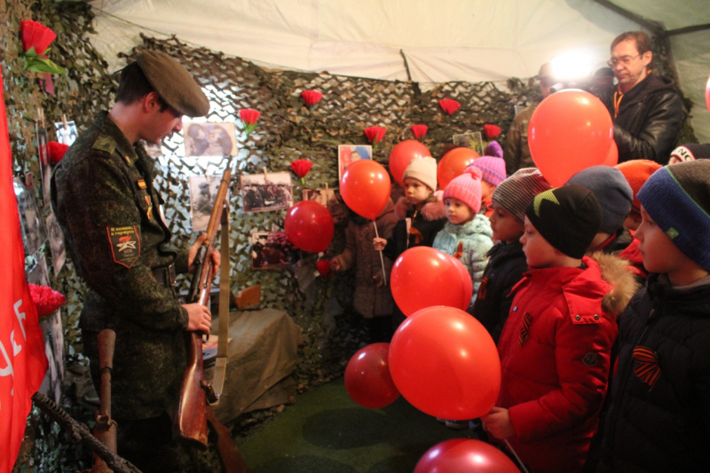 Штаб движения «Бессмертный полк России» в Туапсе побывал в детскому саду