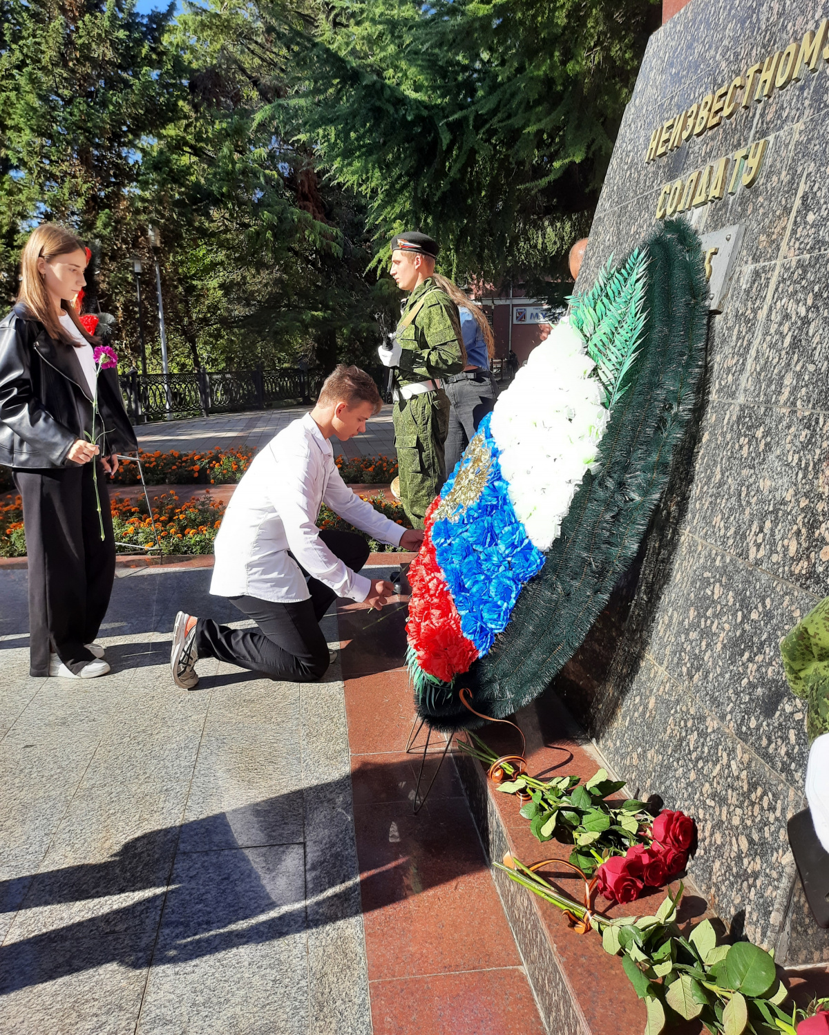 Возложение, посвященное 79-ой годовщине освобождения Кубани и завершению битвы за Северный Кавказ